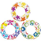 Resim Asyaink 59230 Baskılı Havuz Deniz Simidi - Şişme Simit 51 CM Çok Renkli 