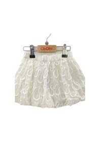 Resim Çikoby Kız Bebek Desenli Şifon Etek-13882 Beyaz 