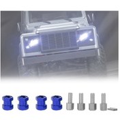 Resim Geekyou D90 Ax10 Cc01 Scx10 F350 İçin 12mm Metal Heks Uzatma Bağlayıcı, Tırmanma Simülasyonu İzini 1.9 İnçe Uzattırır, Mavi Rc Aksesuarı 