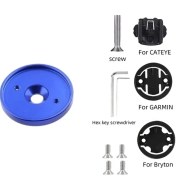 Resim Hightower Mavi Gps Velocimeter Tutucu 28.6mm Garmin Bryton Cateye Mtb Bisiklet Bilgisayarı Bağlantı Aparatı Mavi 