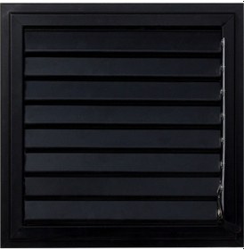 Resim Alüminyum Menfez Siyah Uzun Ömürlü Banyo Wc Havalandırma Panjur 