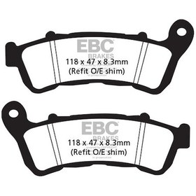Resim HONDA CROSSTOURER / DCT 1200 2017 Ebc Ön Balatası SFA388 