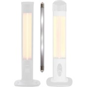 Resim abnturk 53CM Dikey Soba Camı Ampül CAM+2000W Rezistans Tam Set Kule Tip Infrared Isıtıcı Için Orjinal Tamset 