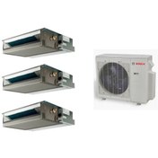 Resim Bosch Multi Kanallı İnverter Klima 36000 Btu 1 Dış + 3 İç Ünite 12000 + 12000 + 18000 Btu Bosch