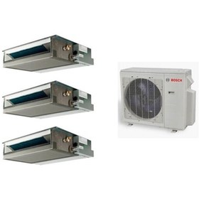 Resim Bosch Multi Kanallı İnverter Klima 36000 Btu 1 Dış + 3 İç Ünite 12000 + 12000 + 18000 Btu 