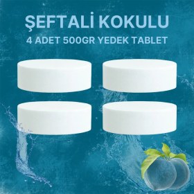 Resim 2 Adet 2X500 gr Nem Alıcı Rutubet ve Küf Önleyici Yedek Tablet Şeftali 