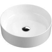 Resim Aqua Bagno Bianzo Tezgah Üstü Çanak Lavabo,batarya Deliksiz,42 cm Beyaz 