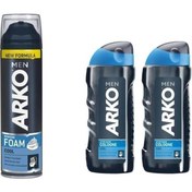 Resim Arko Cool Tıraş Köpüğü 200 ML + Cool Tıraş Kolonyası 2 x 200 ML 