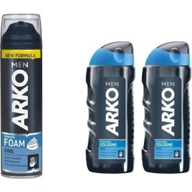 Resim Arko Cool Tıraş Köpüğü 200 ML + Cool Tıraş Kolonyası 2 x 200 ML 