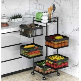 Resim Vespak Luxury Sebzelik Meyvelik 5 Katlı Kare 