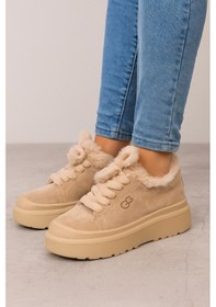 Resim Ug Ultra Mını Platform Kadın Bot Yeni Sezon - Krem - 40 Krem 