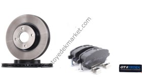Resim Ford Courier (2014-2022) Ön Fren Disk Takımı (278 Mm) Ve Ön Fren Balata Seti (Ayd) 