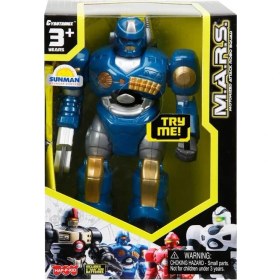 Resim Sunman M.a.r.s. Sesli ve Işıklı Yürüyen Robot 18 cm 