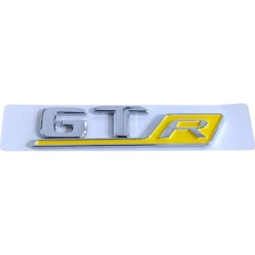 Resim Gtr Krom-sarı-kırmızı Bagaj Yazısı 3m 3d Abs Mercedes Slk 
