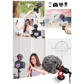 Resim Thentech Dış Çekim İçin Rüzgar Sesi Ortam Sesi Engelleyici Profesyonel 3.5mm Jak Girişli Mikrofon 