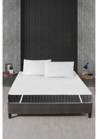 Resim Alez Pamuklu Dört Köşe Lastik Yatak Koruyucu 100 200 Cm Aa 