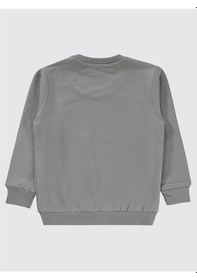 Resim Ben10 Erkek Çocuk Sweatshirt 2-5 Yaş Gri 