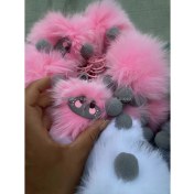 Resim Silver1 Gıoıo Yeni Sevimli Gerçek Saç Tilki Küçük Cinderblock Saç Araba Anahtarlık Kolye Ins Pixie Peluş Top Çanta Aksesuarları (Yurt Dışından) 