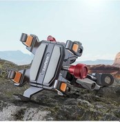 Resim Novahub Lanparte Tx02-m10 C İft Emniyet Kilidi C İft Yo Nlu Titres İm Emme Motosiklet Gidon Telefon Tutucu Diğer 