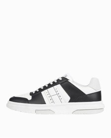 Resim Tommy Hilfiger Erkek Brooklyn Deri Siyah Logolu Sneaker 