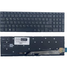 Resim Dell İle Uyumlu Inspiron P35e, P35e004, P66f004, P75f004 Işıklı Klavye Siyah Tr 