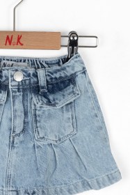 Resim Nk Kids Kız Bebek Denim Pileli Etek - 12-18 Ay 