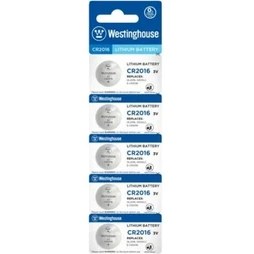 Resim Westinghouse 100 Adet CR2016 3V Lityum Para Pil 