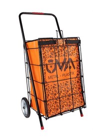 Resim Aydudu Ova Metal Pazar Arabası Çelik Teker 6mm Çelik Metal Siyah Renk 