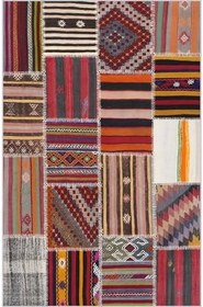 Resim Rovigo Home Dijital Baskı Yıkanabilir Kaymaz Taban Salon Halısı RVG0454 80x150 cm 