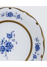 Resim Maxx Doria Majestic Azure 12 Kişilik 77 Parça Yemek Takımı Pa2097 Beyaz - Altın 