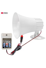 Resim Poke Pazarcı Horn Hoparlör Ses Kayıtlı USB SD 20w Tak Kullan 