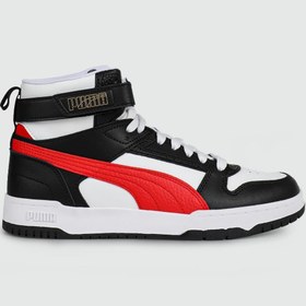 Resim Puma RBD Game - Erkek White-Red-Black Bilekli Spor Ayakkabı - 385839 05 