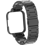 Resim Xiaomi Redmi Watch 2 Üç Boncuklu Metal Kordonlu Saat 