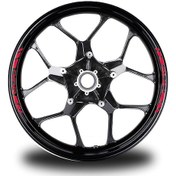 Resim Bajaj Yazılı Kısa Dış Şerit 8'Li Jant Sticker Modeli 