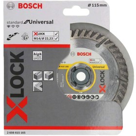 Resim Bosch - X-lock - Standard Seri Genel Yapı Malzemeleri Için Elmas Kesme Diski 115 Mm 