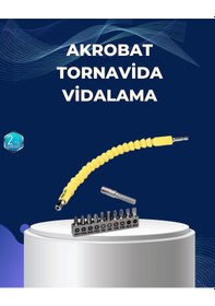 Resim Flzdgnkr 12 Li Akrobat Bits Vidalama Seti Esnek Uç Çok Yönlü Kullanım Küçük 