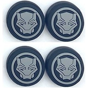 Resim Cafele PS4 - PS5 - Xbox One X/S - Series X - Series S Analog Koruyucu Silikon Pad Black Panter Gri 