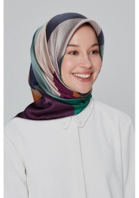 Resim Armine Özel Nostalji Serisi Twill İpek Eşarp Modelleri 8424D-82 