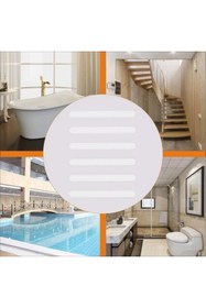 Resim Dünya Magnet Yapışkanlı 10 Adet Banyo Küvet Duşakabin Islak Zemin Yer Kaydırmaz Bant, Kaydırmazlık Şeritleri 