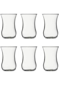 Resim Paşabahçe 42021 Sade Çay Bardağı 120 Cc 6 Lı Şeffaf 