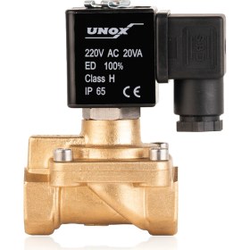 Resim Unox Buhar 220 V AC Normalde Kapalı Solenoid Valf (0,5-6 BAR) 