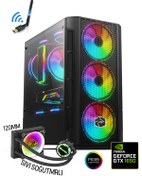 Resim Zeiron Persia X5 Ryzen 5 3600 16gb 512gb M.2 Ssd Gtx1650 Sıvı Soğutmalı Oyuncu Masaüstü Bilgisayar 