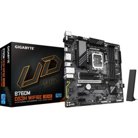 Resim Gigabyte Gıgabyte B760M DS3H WIFI6E Gen5 7600MHZ (Oc) Ddr5 M.2 LGA1700 Matx Anakart 