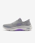Resim Skechers Go Walk Arch Fit 2.0 - Valencia Kadın Gri Yürüyüş Ayakkabısı 125319 Gylv Gri 