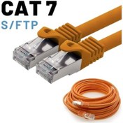Resim Irenis CAT7 Kablo S/FTP LSZH Ethernet Network Lan Ağ Kablosu 1 M-Turuncu 