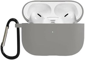 Resim Microsonic AirPods Pro 3 Liquid Silicone Lansman Gri [AirPods Pro 3 ile Uyumlu Kılıf - Gri] 