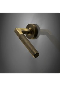 Resim Doğanlar Bt Lüx Rozetli Oda Kapı Kolu Olifka Antik Sarı 