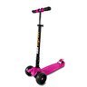 Resim Voit 3 Teker Katlanabilir Işıklı Big Foot Geniş Teker Fuşya Scooter 8VTOY218C/090 
