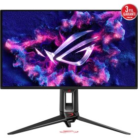 Resim Asus Rog Swift PG32UCDMZ 31.5 Qd-Oled 3840X2160 0.03MS 240Hz 240Hz Dp HDMI Usb-C USB Vesa 3yıl 99% Dcı-P3, Eyecare, Flıcker-Free,dusuk Mavı Isık, Yükseklik Ayarı PD90 W Monitör 