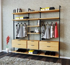 Resim Hole Giysi Dolabı 